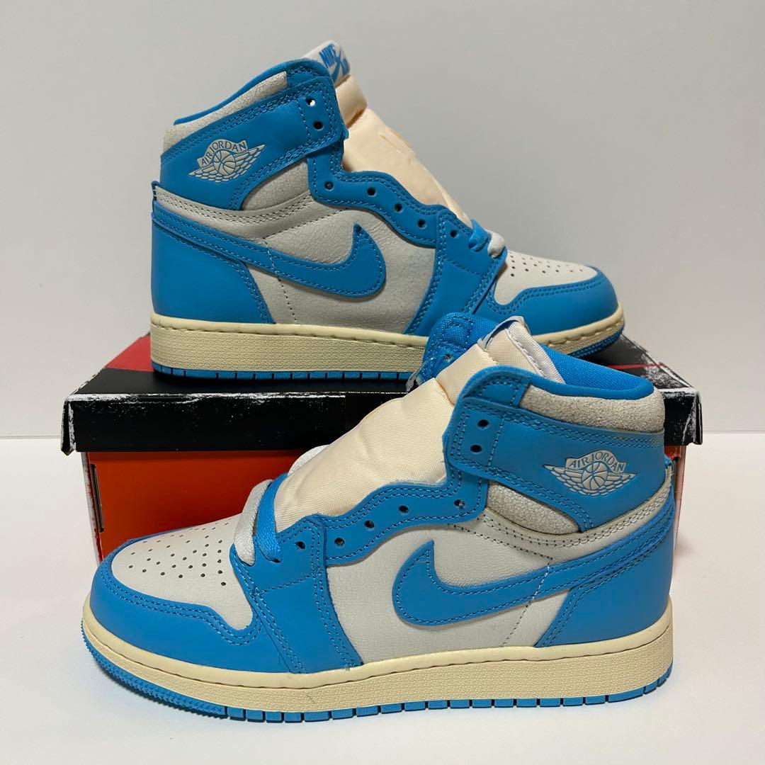 【新品】NIKE AIR JORDAN1 GS 23cm パウダーブルー