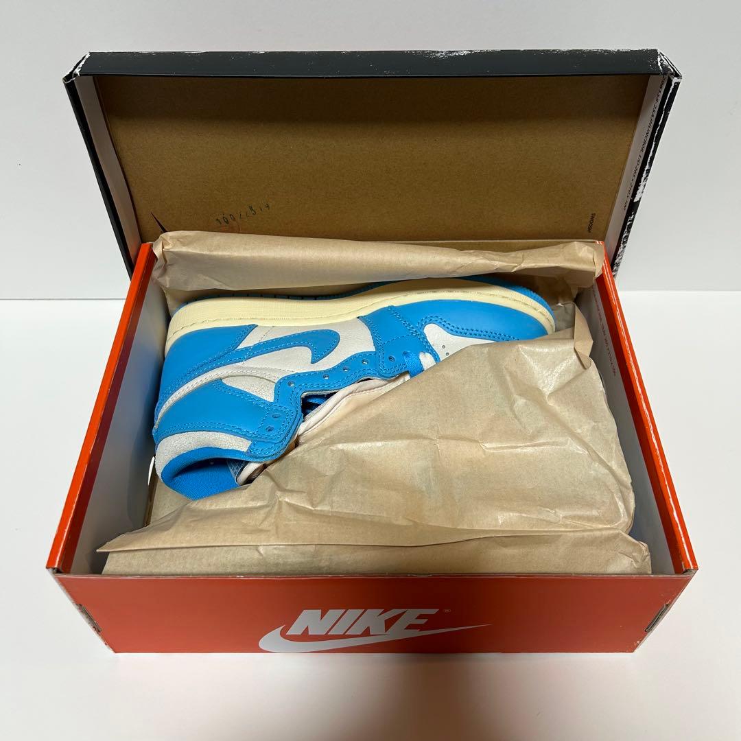 【新品】NIKE AIR JORDAN1 GS 23cm パウダーブルー