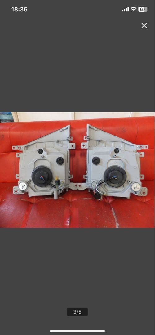 いすゞ 07エルフ 標準キャブ 純正タイプ LEDプロジェクター ヘッドライト