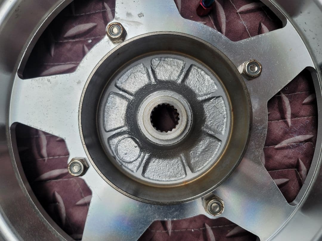 【廃盤品】3WF用10インチリアホイール BMF アルミ ハブ付き タイヤ付き