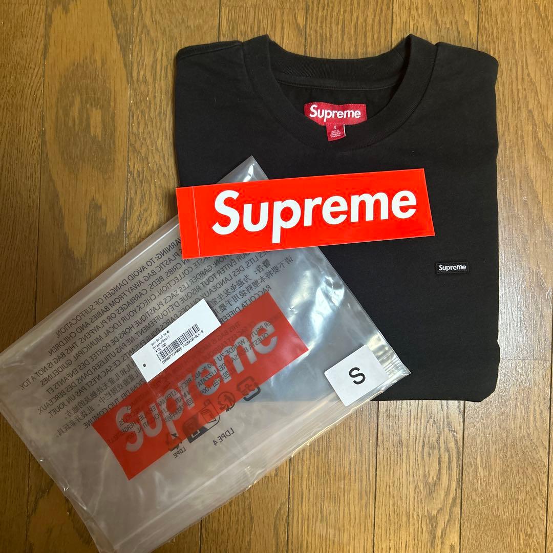 ☆Supreme Small Box L/S Tee black☆