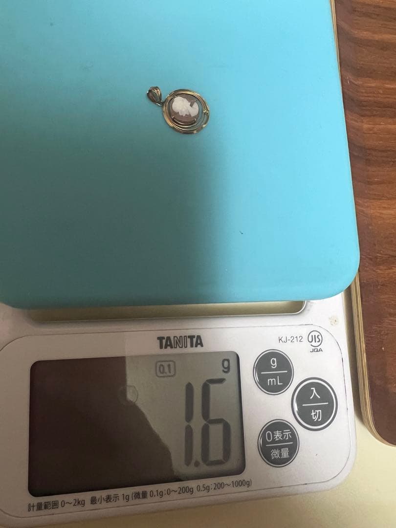 k18 シェルカメオペンダント