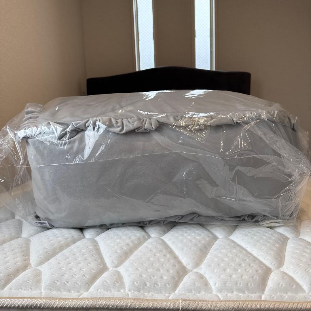 【新品】 Francfranc かんたん寝具セット プラス フリル S グレー