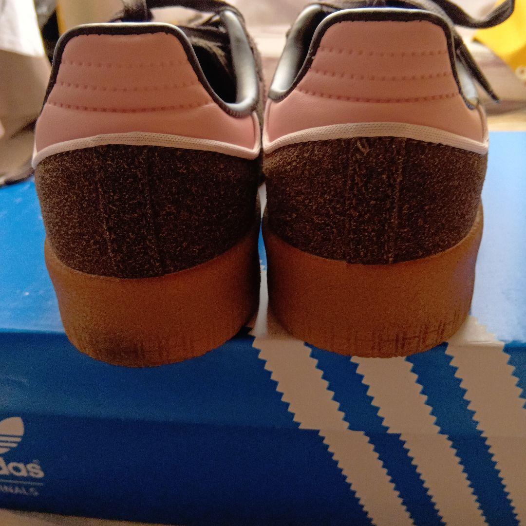 adidas Samba スニーカー ブラウン ピンク