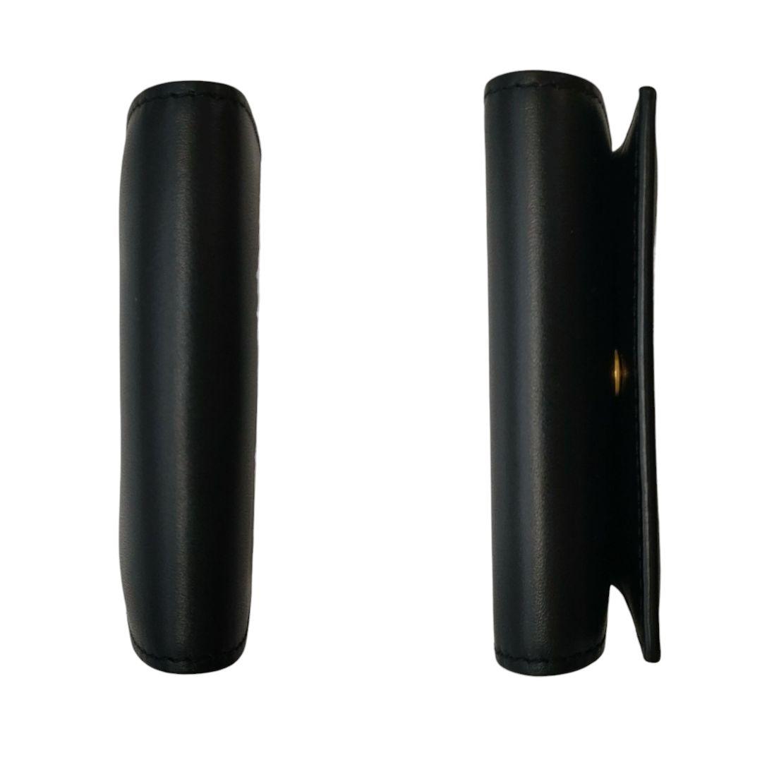 サンローラン　6連キーケース　ブラック　ゴールド金具　ロゴ