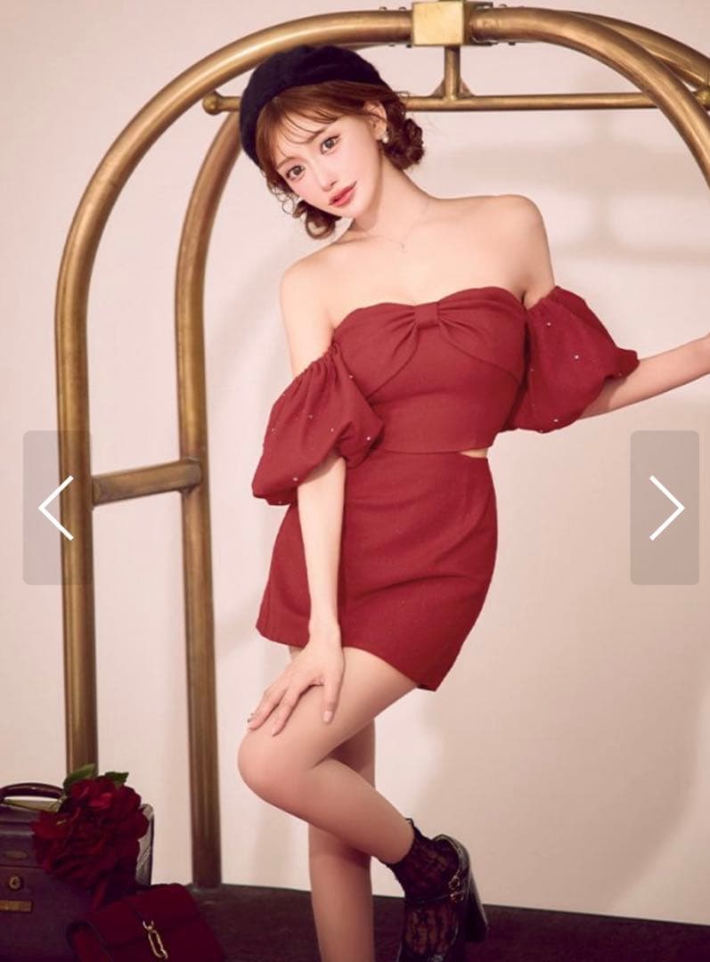 ROBE de FLEURS オフショルダードレス　ツーピース