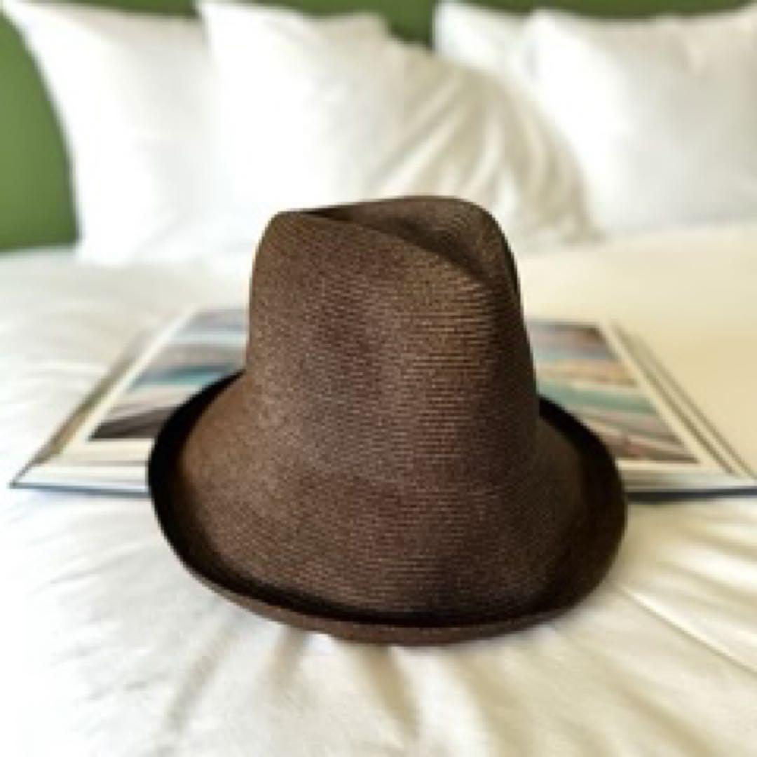 マリホジャ marihoja ペーパーブレードダウンブリムハット