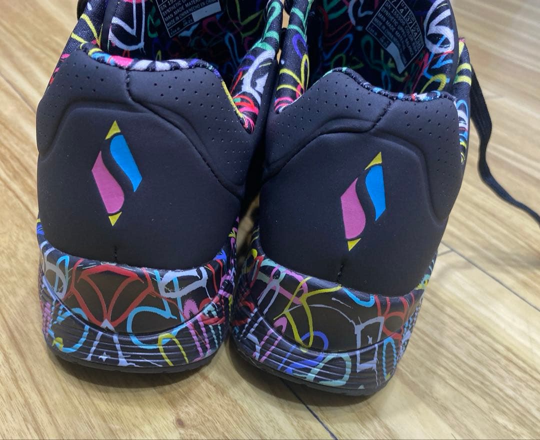 SKECHERS ハート柄スニーカー 24cm 厚底