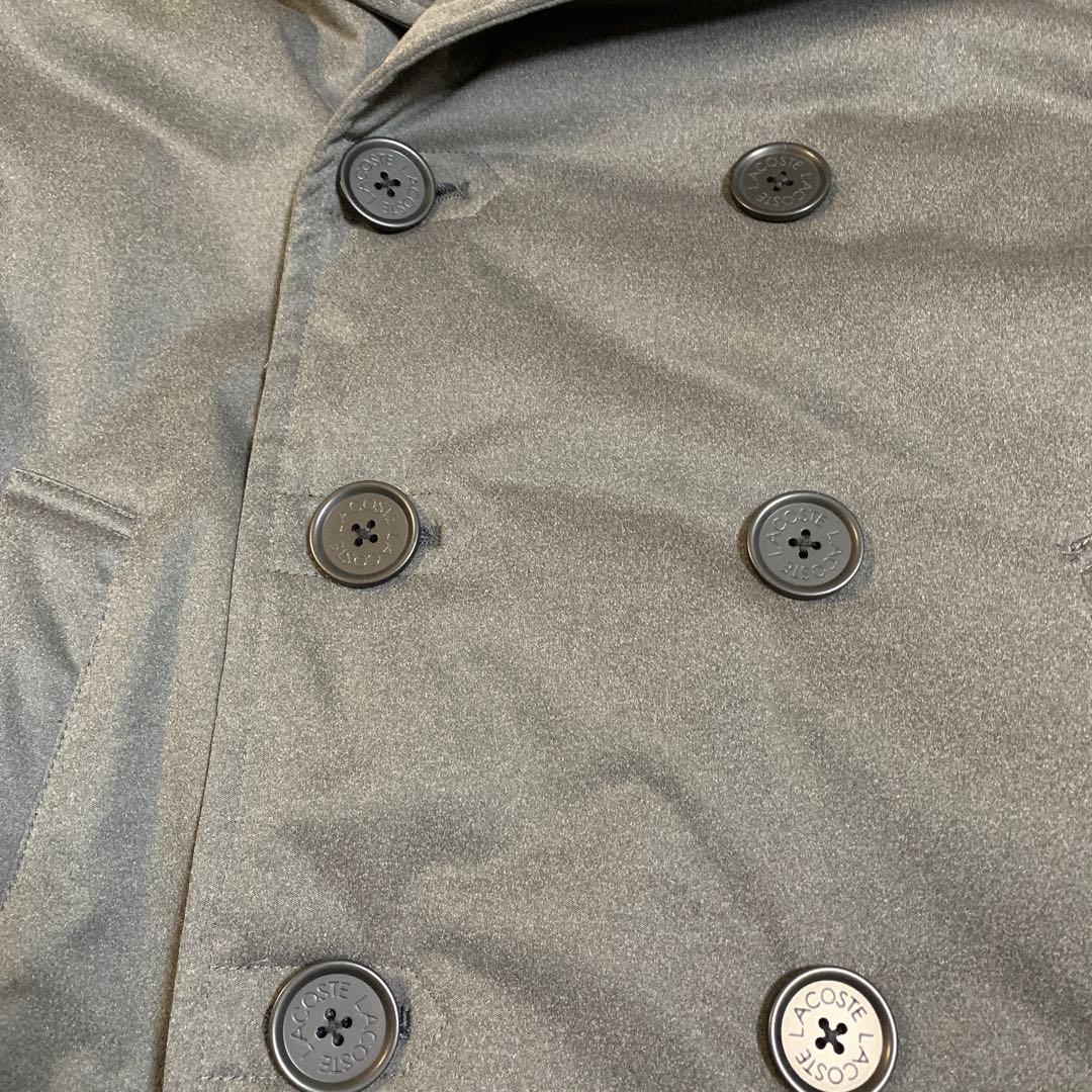 ラコステ LACOSTEダークグレー ピーコート ダウン メンズ 48/3