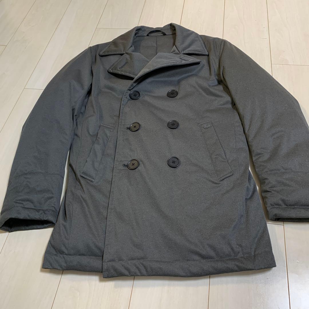 ラコステ LACOSTEダークグレー ピーコート ダウン メンズ 48/3