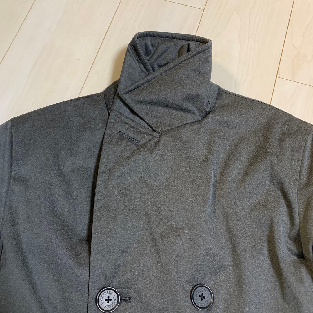 ラコステ LACOSTEダークグレー ピーコート ダウン メンズ 48/3