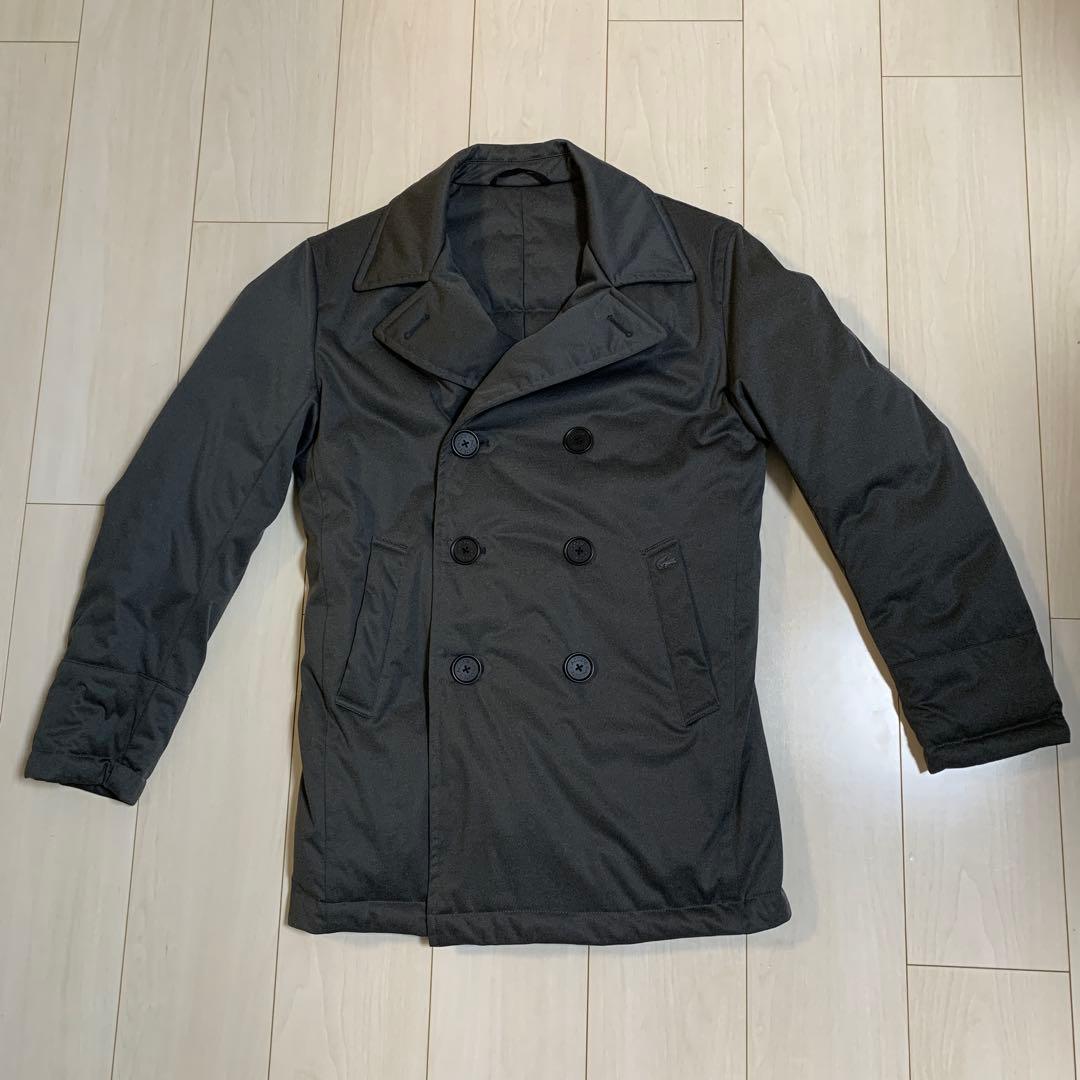 ラコステ LACOSTEダークグレー ピーコート ダウン メンズ 48/3