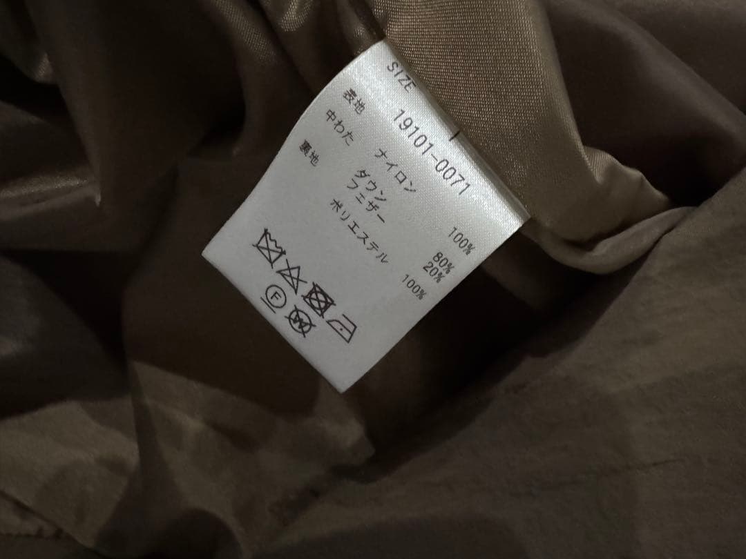 CLANE ダウンチェスターコート