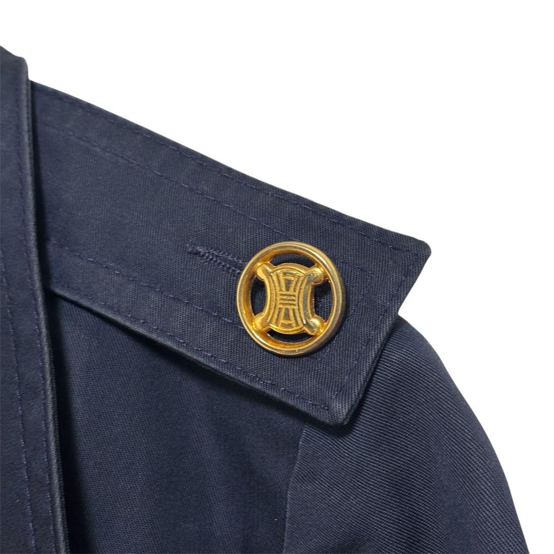 CELINE セリーヌ　トレンチコート　トリオンフ　ボタン　ヴィンテージ　コート