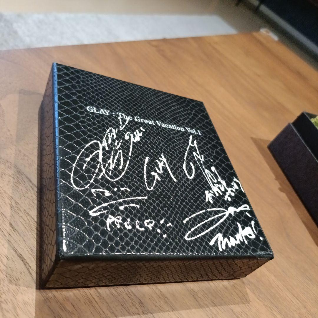 GLAY The Great Vacation Vol.1　サイン メッセージ入