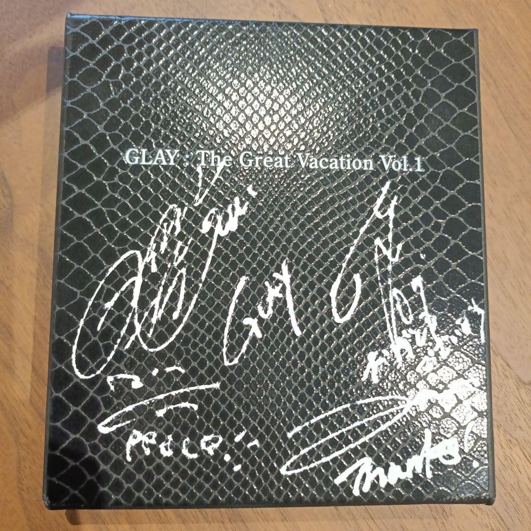 GLAY The Great Vacation Vol.1　サイン メッセージ入