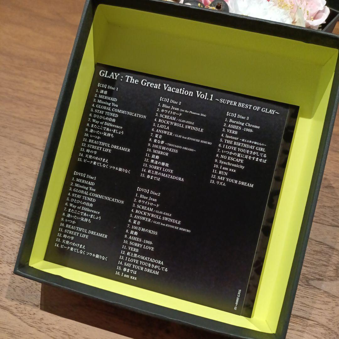 GLAY The Great Vacation Vol.1　サイン メッセージ入