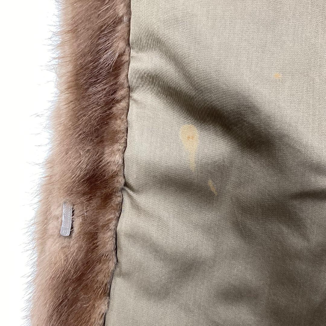 FARLON ファーロン　コート　毛皮　ブラウン　11サイズ