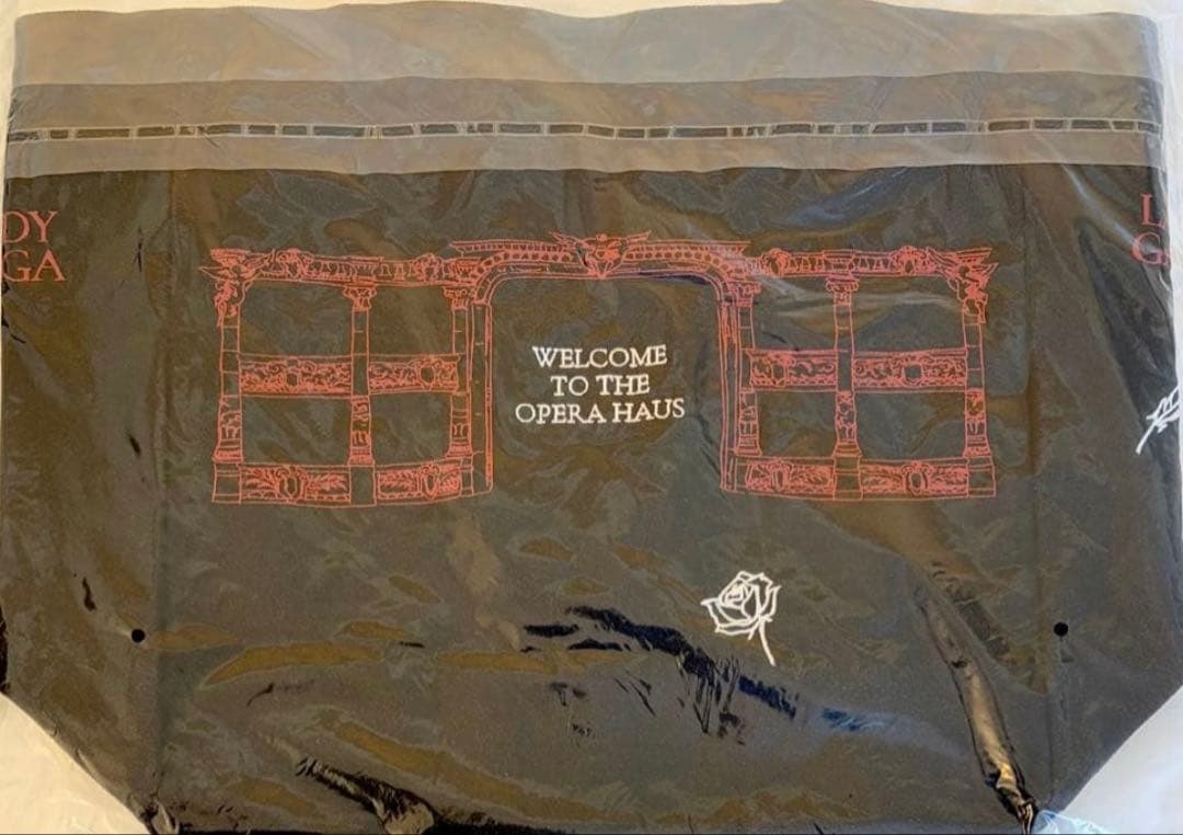 レディーガガ　トートバッグバッグ　ブラック