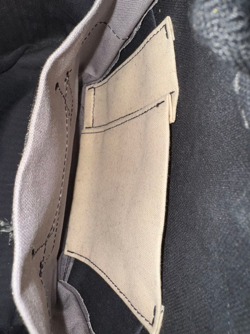 【あきあき】ebagos ポケット付バスケットBLACK