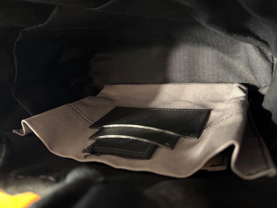 【あきあき】ebagos ポケット付バスケットBLACK