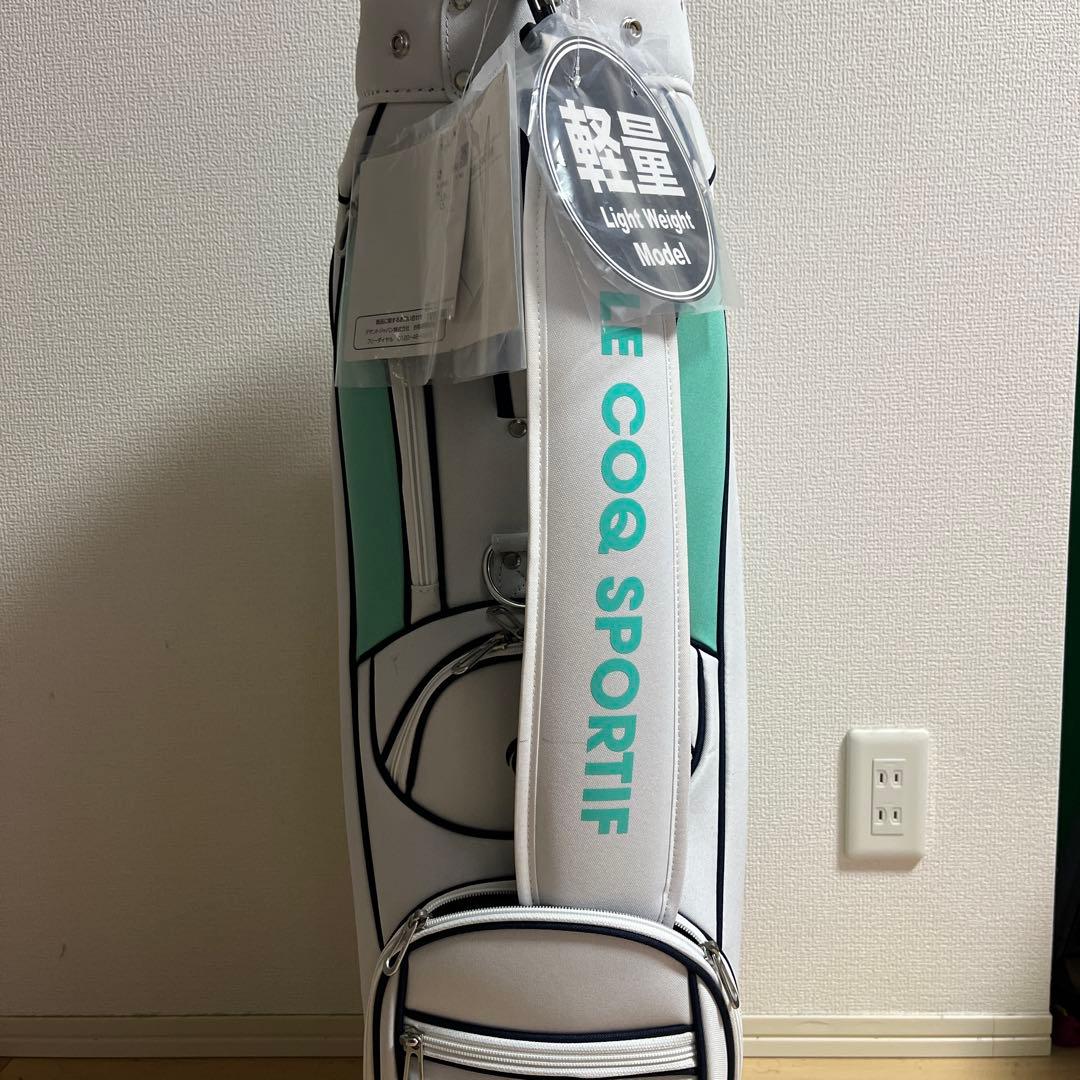 LE COQ SPORTIF ルコック　キャディバッグ ホワイト・ミント