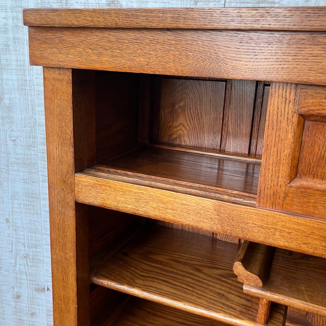 水屋箪笥 和箪笥 飾り棚 茶箪笥 欅材 ケヤキ 無垢材 古家具 時代家具 レトロ