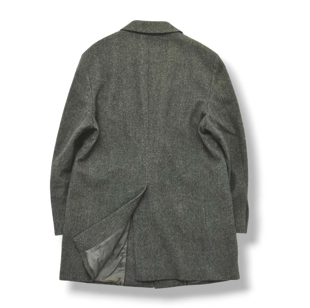 ブルックスブラザーズ 346 シングル チェスターコート ヘリンボーン柄