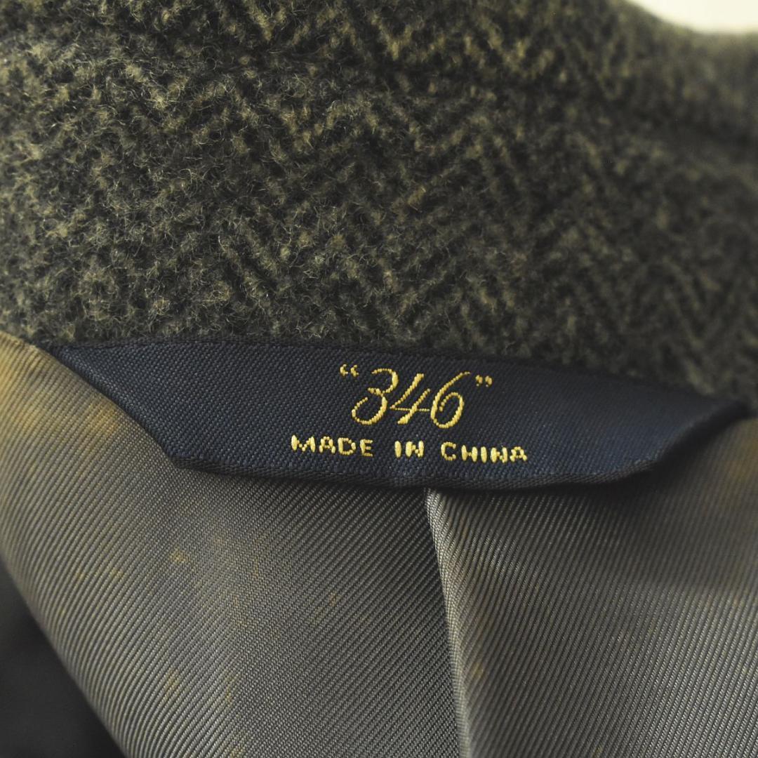 ブルックスブラザーズ 346 シングル チェスターコート ヘリンボーン柄