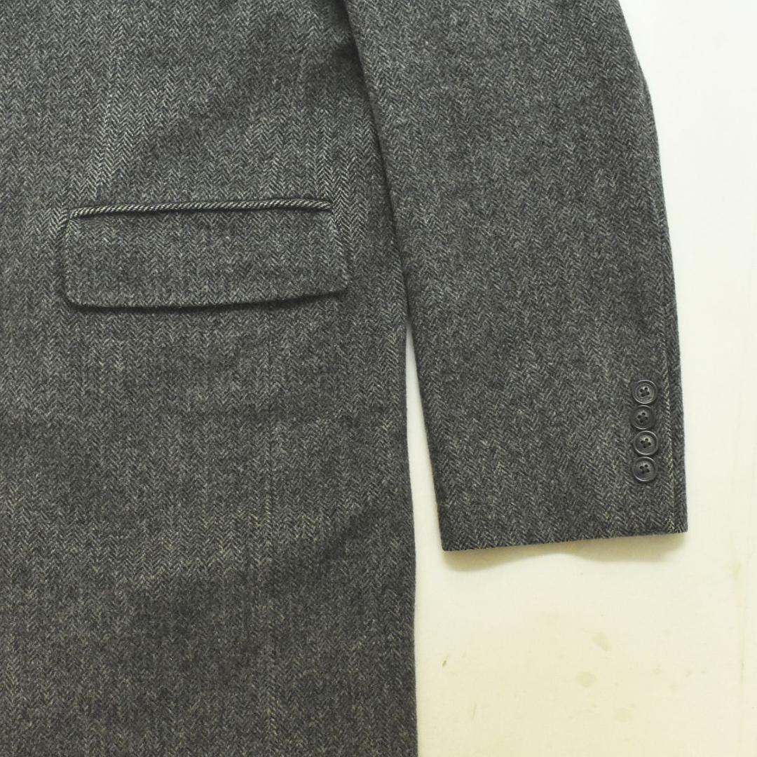 ブルックスブラザーズ 346 シングル チェスターコート ヘリンボーン柄