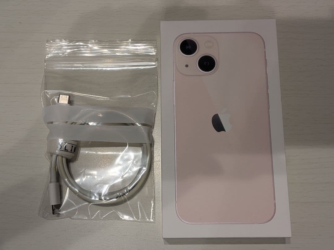 Apple iPhone mini 13 ピンク 本体（箱あり）