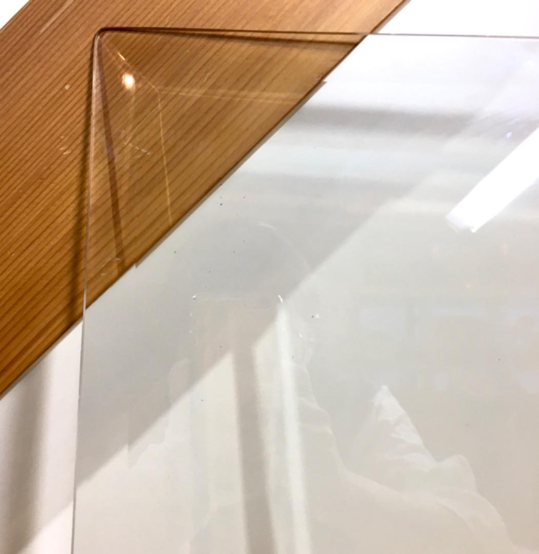 【勝峰作】花台 飾り台 螺鈿細工 金彩蒔絵 机 ガラス付属 ①