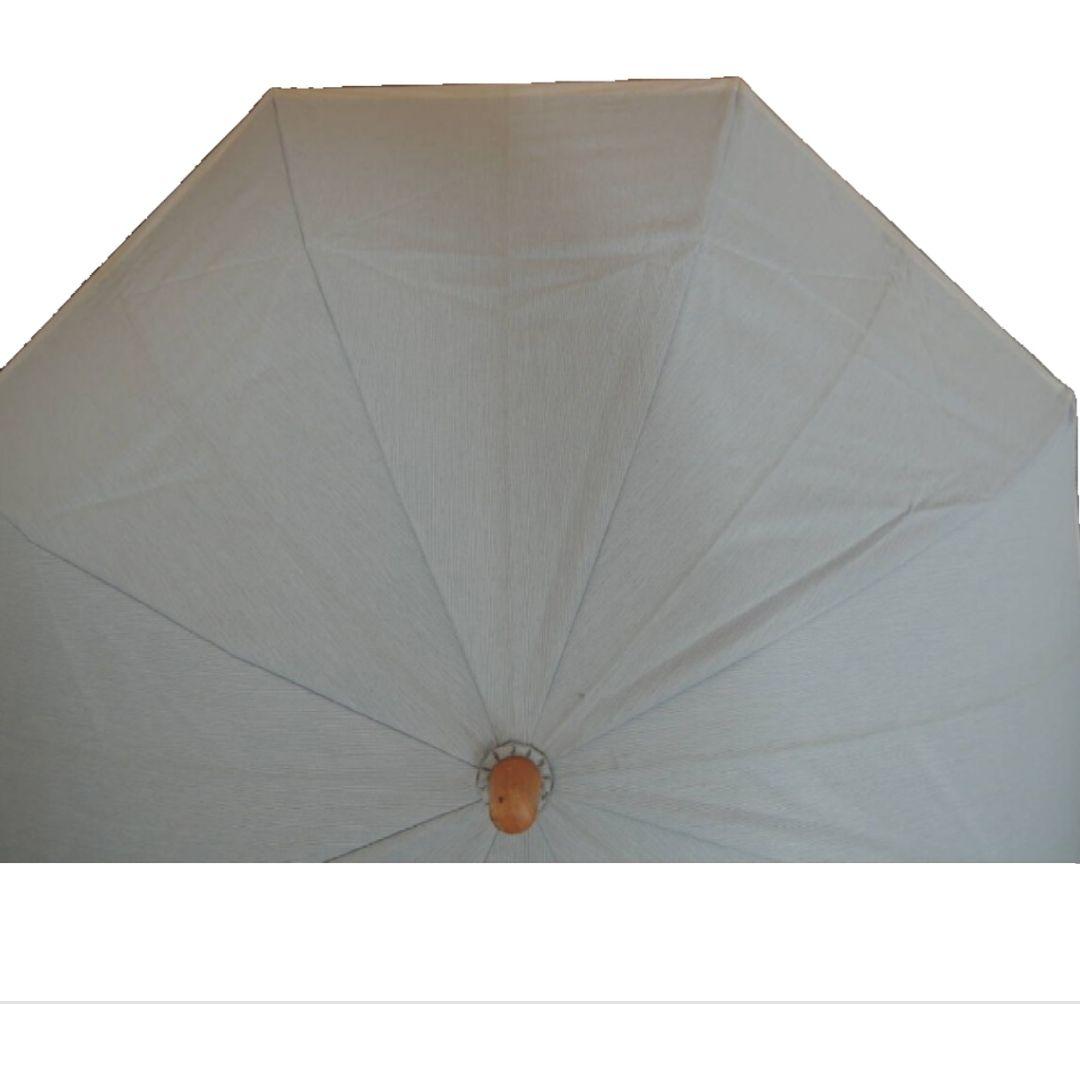 サンバリア100 水色 日傘 白 バイカラー 折りたたみ傘 日傘 折り畳み傘