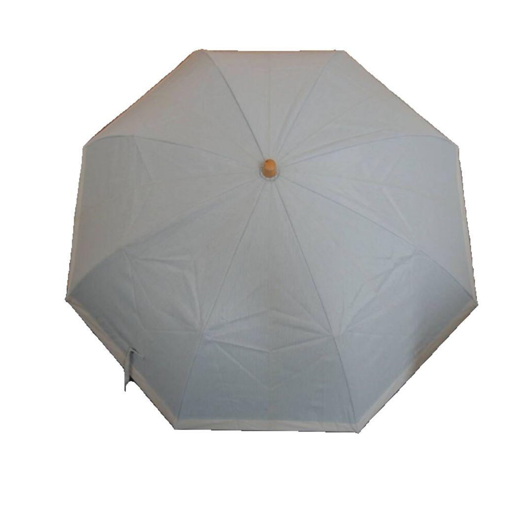 サンバリア100 水色 日傘 白 バイカラー 折りたたみ傘 日傘 折り畳み傘