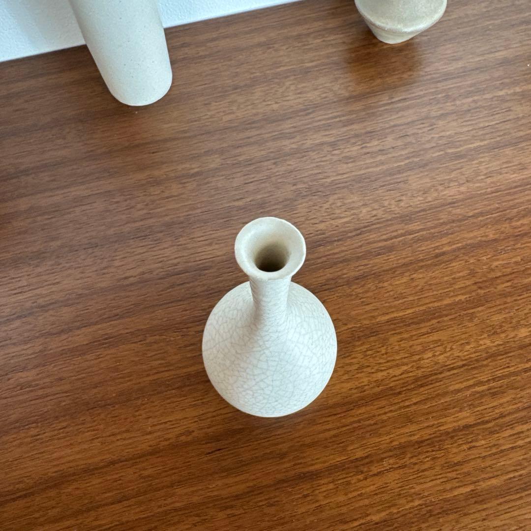 和田麻美子　花瓶　フラワーベース　一輪挿し 3点セット