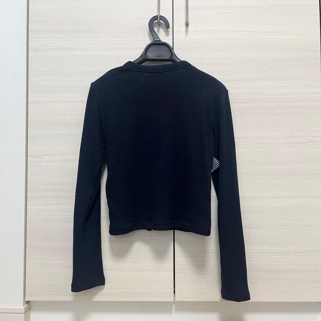 トップス CRANK Ribbon Tide Knit Cardigan