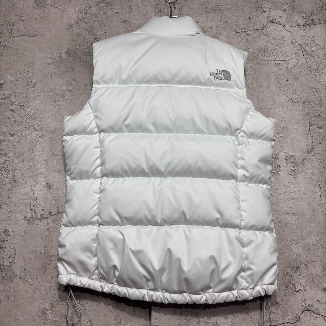 ☆人気　ノースフェイス　ヌプシ　ダウンベスト　700FP ホワイト　レディースL