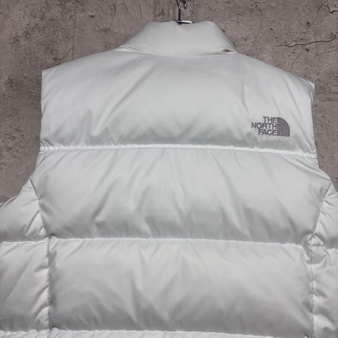 ☆人気　ノースフェイス　ヌプシ　ダウンベスト　700FP ホワイト　レディースL