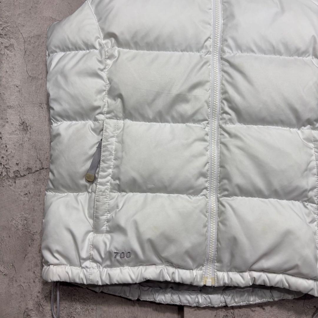 ☆人気　ノースフェイス　ヌプシ　ダウンベスト　700FP ホワイト　レディースL