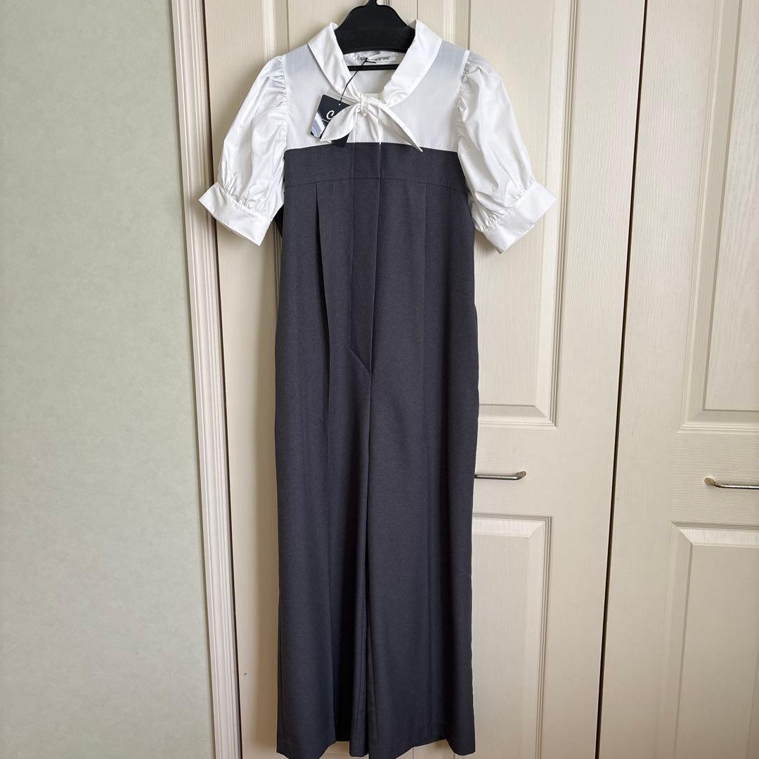 セン　Cen.　レディース　マリンオールインワン　36サイズ グレー