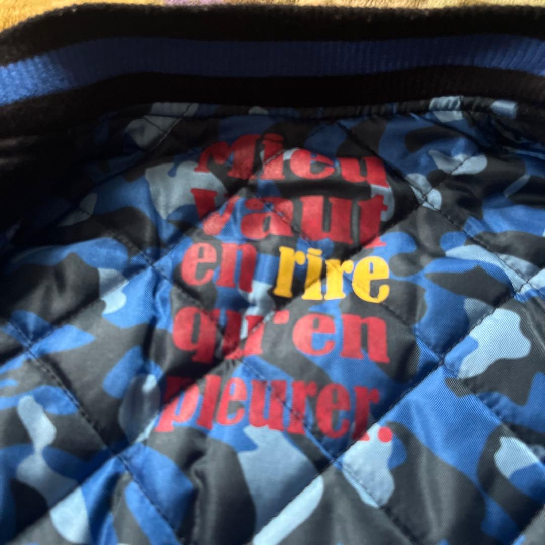 極美品 realmad HECTIC スタジャン L 黒 牛革 HEC