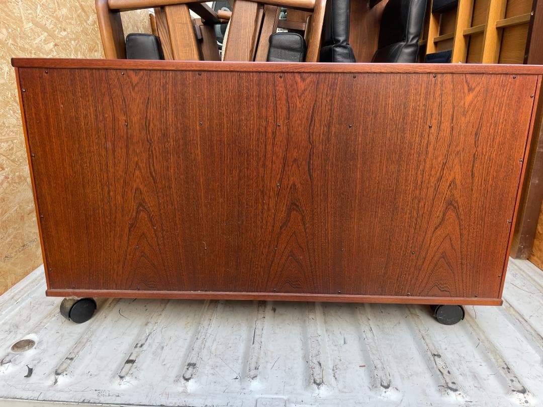 ★状態〇 昭和 レトロ 家具 茶箪笥 H51.5xW90xD38.5 ローボード