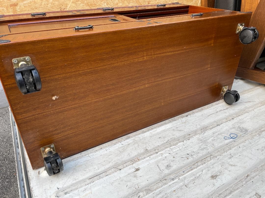 ★状態〇 昭和 レトロ 家具 茶箪笥 H51.5xW90xD38.5 ローボード