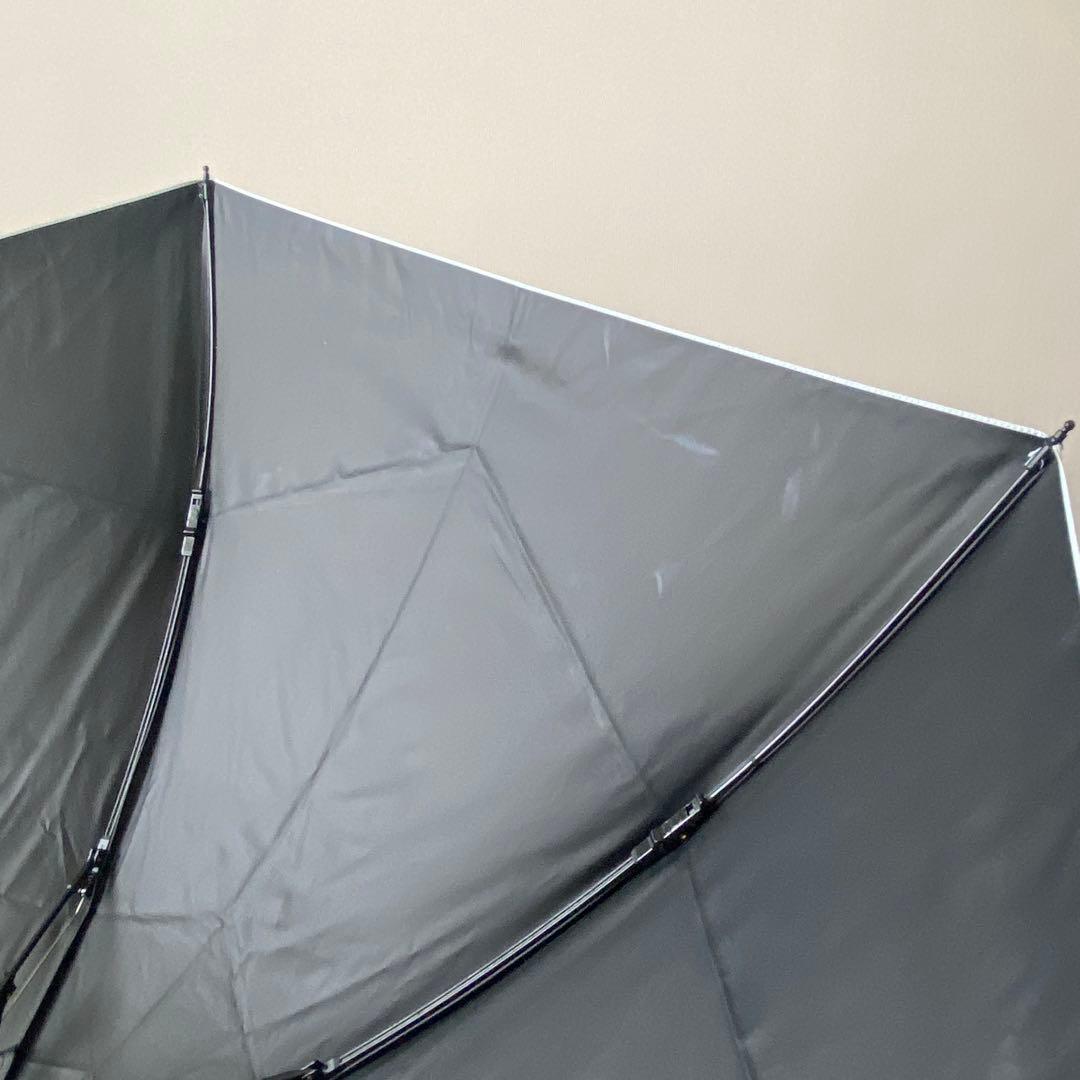 サンバリア100 3段折りたたみ　フロスト　ブルー　水色　日傘