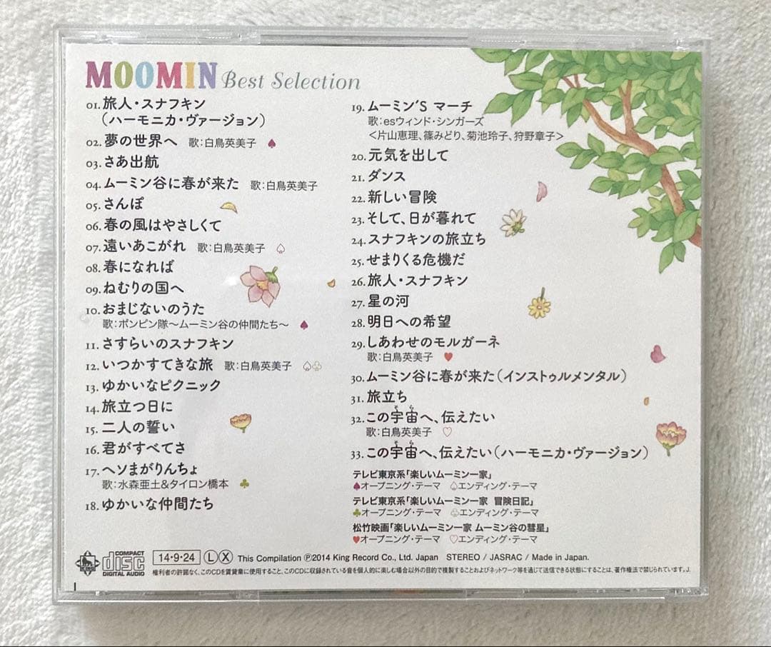 【廃盤】ムーミン　ベストセレクション CD アルバム