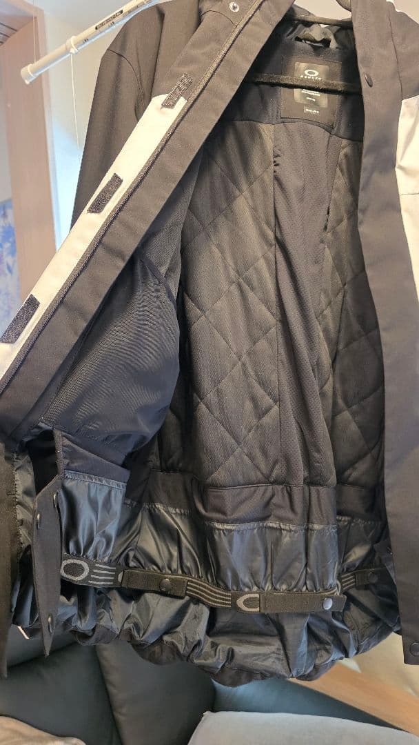 OAKLEY スキースノーボードジャケット ホワイト/ブラック XL