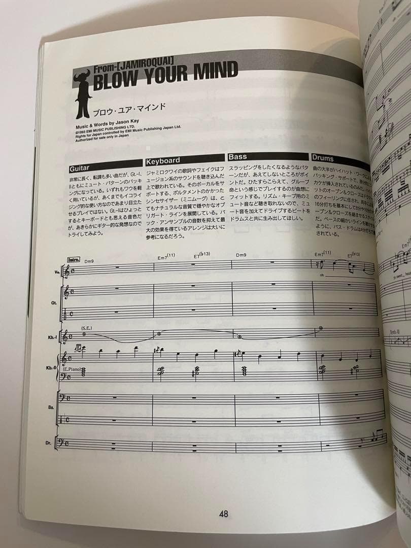 絶版　バンドスコア　ジャミロクワイ・ベスト Jamiroquai スコア　楽譜