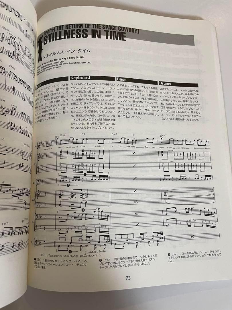 絶版　バンドスコア　ジャミロクワイ・ベスト Jamiroquai スコア　楽譜