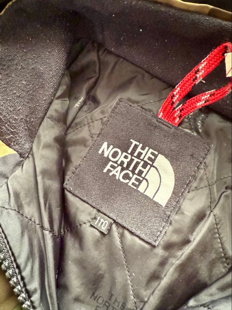 THE NORTH FACE 迷彩 スキーウェア 子ども用 110