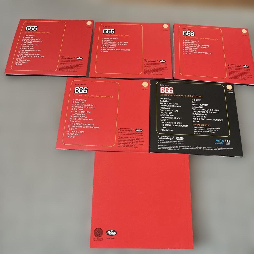 Aphrodite's Child 6665枚組ボックス